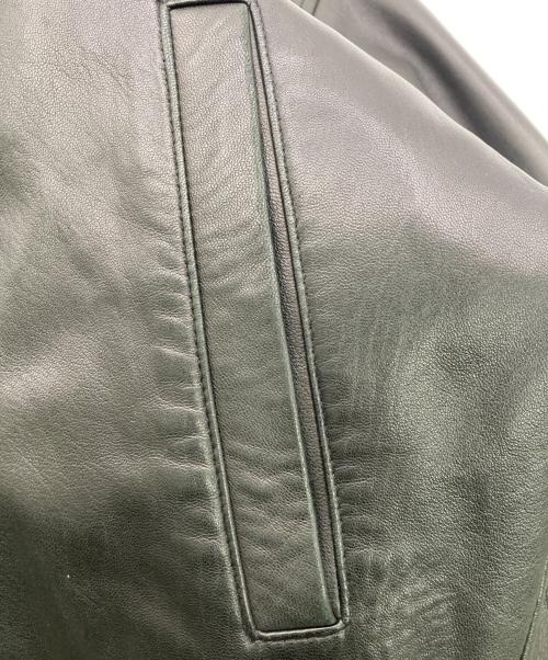 POLO RALPH LAUREN（ポロ・ラルフローレン）POLO RALPH LAUREN (ポロ・ラルフローレン) レザースイングトップ ブラック サイズ:Mの古着・服飾アイテム