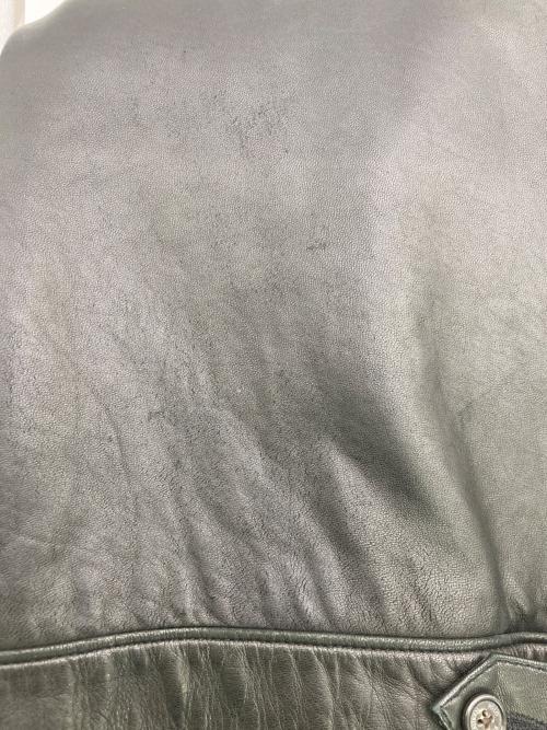 POLO RALPH LAUREN（ポロ・ラルフローレン）POLO RALPH LAUREN (ポロ・ラルフローレン) レザースイングトップ ブラック サイズ:Mの古着・服飾アイテム