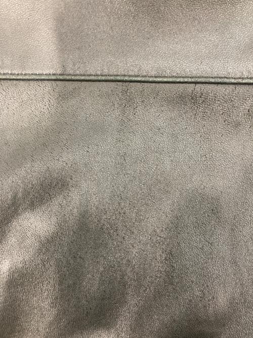 POLO RALPH LAUREN（ポロ・ラルフローレン）POLO RALPH LAUREN (ポロ・ラルフローレン) レザースイングトップ ブラック サイズ:Mの古着・服飾アイテム