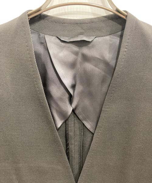 RAINMAKER（レインメーカー）RAINMAKER (レインメーカー) ノーカラージャケット グレー サイズ:4の古着・服飾アイテム