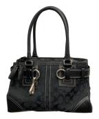 COACHコーチ）の古着「ハンドバッグ」｜ブラック