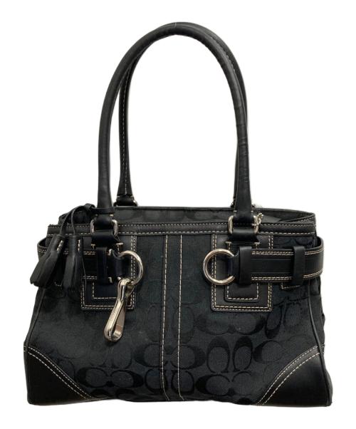 COACH（コーチ）COACH (コーチ) ハンドバッグ ブラックの古着・服飾アイテム