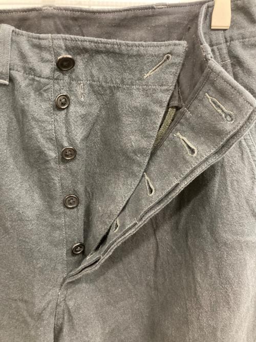 blurhms ROOTSTOCK（ブラームスルーツストック）blurhms ROOTSTOCK (ブラームスルーツストック) Cotton Linen Work 43 Pants ブラック サイズ:2の古着・服飾アイテム