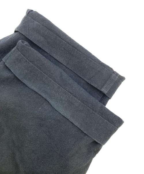 blurhms ROOTSTOCK（ブラームスルーツストック）blurhms ROOTSTOCK (ブラームスルーツストック) Cotton Linen Work 43 Pants ブラック サイズ:2の古着・服飾アイテム