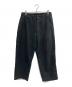 blurhms ROOTSTOCK（ブラームスルーツストック）の古着「Cotton Linen Work 43 Pants」｜ブラック