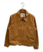 DALEES&COダリーズ＆コー）の古着「81B 30s DUCK ZIP JACKET ダックジップジャケット」｜ブラウン