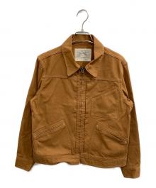 DALEES&CO（ダリーズ＆コー）の古着「81B 30s DUCK ZIP JACKET ダックジップジャケット」｜ブラウン
