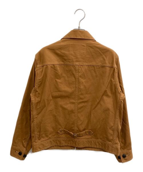 DALEES&CO（ダリーズ＆コー）DALEES&CO (ダリーズ＆コー) 81B 30s DUCK ZIP JACKET ダックジップジャケット ブラウン サイズ:14 1/2の古着・服飾アイテム
