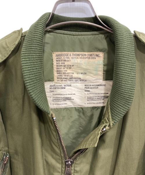 AMBRIDGE&THOMPSON（アンブリッジ＆トンプソン）AMBRIDGE&THOMPSON (アンブリッジ＆トンプソン) TYPEII フライトジャケット オリーブ サイズ:記載なしの古着・服飾アイテム