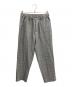 clubhaus（クラブハウス）の古着「Soglia Center Press Easy Pants」｜グレー