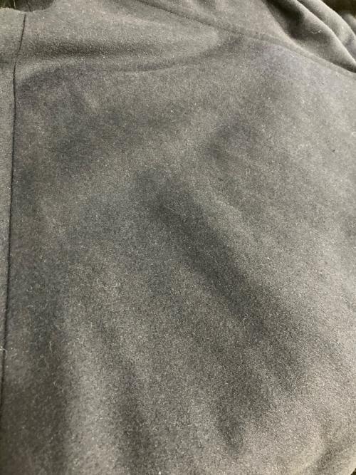BALMAIN（バルマン）BALMAIN (バルマン) フォックスファーカシミヤケープ ネイビー サイズ:Fの古着・服飾アイテム