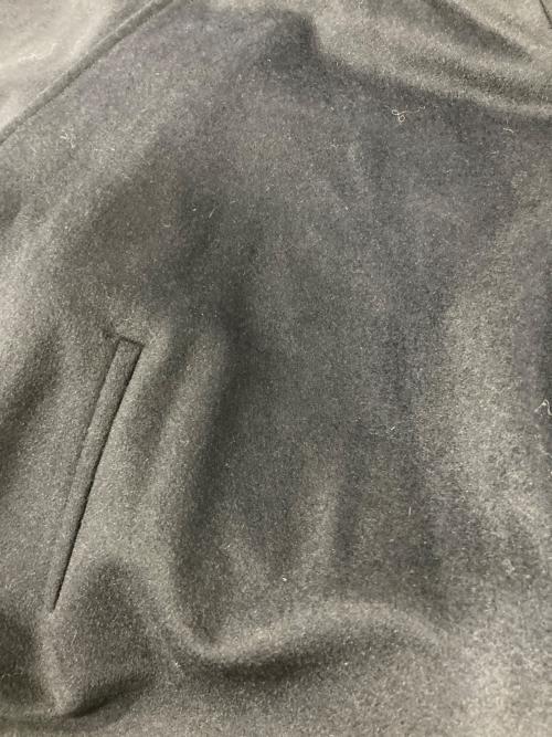 BALMAIN（バルマン）BALMAIN (バルマン) フォックスファーカシミヤケープ ネイビー サイズ:Fの古着・服飾アイテム