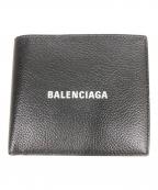 BALENCIAGAバレンシアガ）の古着「キャッシュ スクエア フォールデッド コインウォレット」｜ブラック