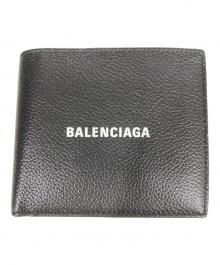 BALENCIAGA（バレンシアガ）の古着「キャッシュ スクエア フォールデッド コインウォレット」｜ブラック