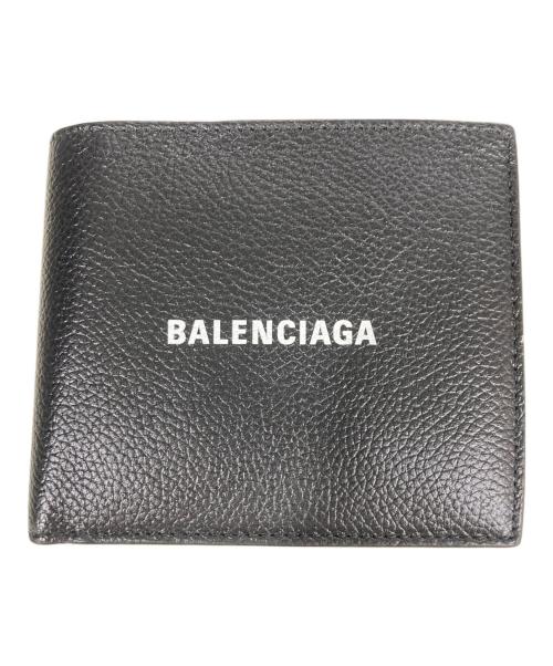 BALENCIAGA（バレンシアガ）BALENCIAGA (バレンシアガ) キャッシュ スクエア フォールデッド コインウォレット ブラックの古着・服飾アイテム