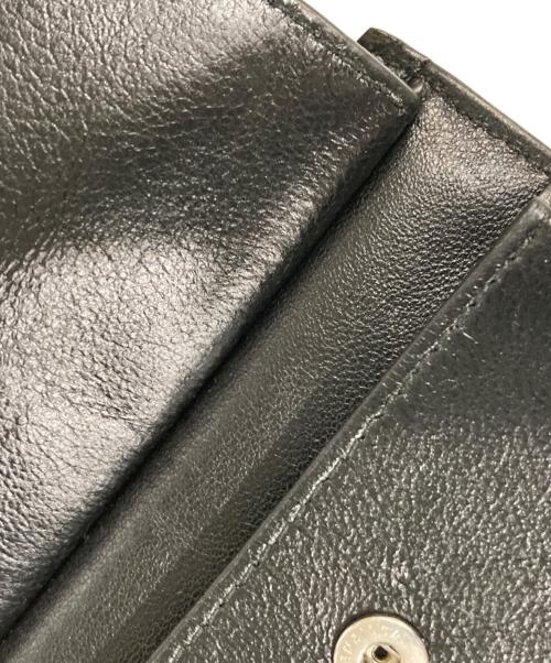 BALENCIAGA（バレンシアガ）BALENCIAGA (バレンシアガ) キャッシュ スクエア フォールデッド コインウォレット ブラックの古着・服飾アイテム