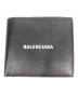 BALENCIAGA（バレンシアガ）の古着「キャッシュ スクエア フォールデッド コインウォレット」｜ブラック