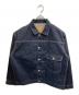 HOUSTON（ヒューストン）の古着「TYPE-1 DENIM JACKET T-BACK」｜インディゴ