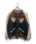 HOUSTON（ヒューストン）の古着「INTAGE WASH RAYON SOUVENIR JACKET」｜ブラック