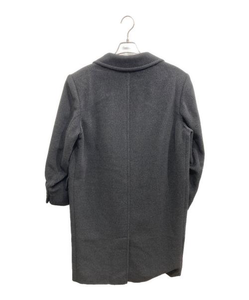 MaxMara（マックスマーラ）MaxMara (マックスマーラ) ウールカシミヤダブルブレストコート グレー サイズ:40の古着・服飾アイテム
