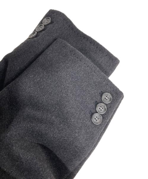MaxMara（マックスマーラ）MaxMara (マックスマーラ) ウールカシミヤダブルブレストコート グレー サイズ:40の古着・服飾アイテム