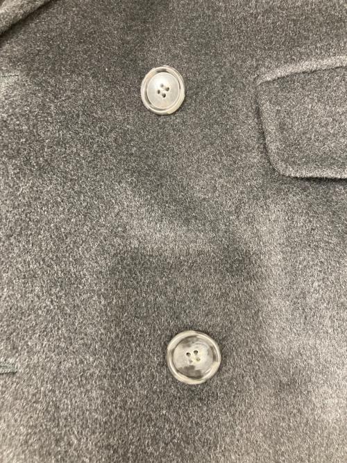 MaxMara（マックスマーラ）MaxMara (マックスマーラ) ウールカシミヤダブルブレストコート グレー サイズ:40の古着・服飾アイテム