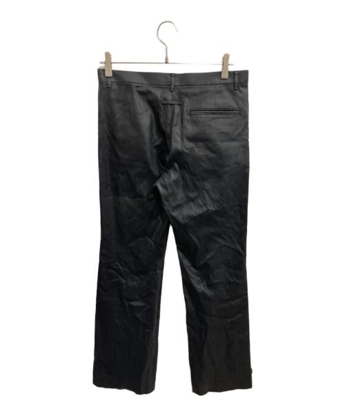 Jean Paul Gaultier homme（ジャンポールゴルチェオム）Jean Paul Gaultier homme (ジャンポールゴルチェオム) 裾レースアップフレアパンツ ブラック サイズ:48の古着・服飾アイテム