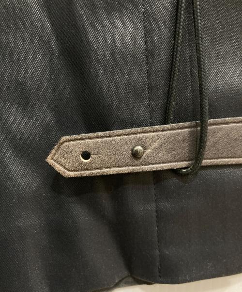Jean Paul Gaultier homme（ジャンポールゴルチェオム）Jean Paul Gaultier homme (ジャンポールゴルチェオム) 裾レースアップフレアパンツ ブラック サイズ:48の古着・服飾アイテム