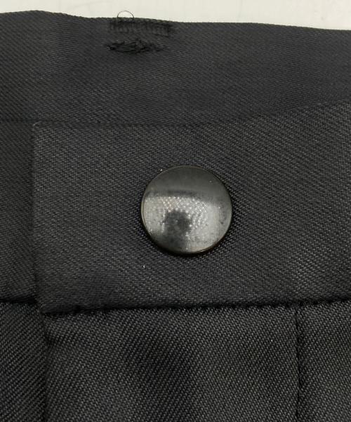 Jean Paul Gaultier homme（ジャンポールゴルチェオム）Jean Paul Gaultier homme (ジャンポールゴルチェオム) 裾レースアップフレアパンツ ブラック サイズ:48の古着・服飾アイテム