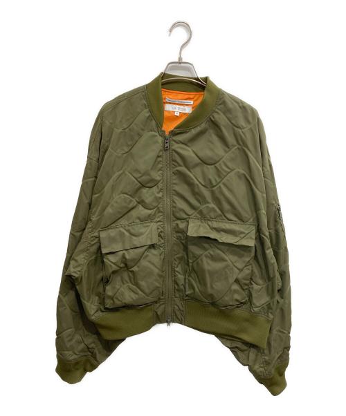 F/CE.（エフシーイー）F/CE. (エフシーイー) Quilt-Like Bomber Jacket オリーブ サイズ:Mの古着・服飾アイテム