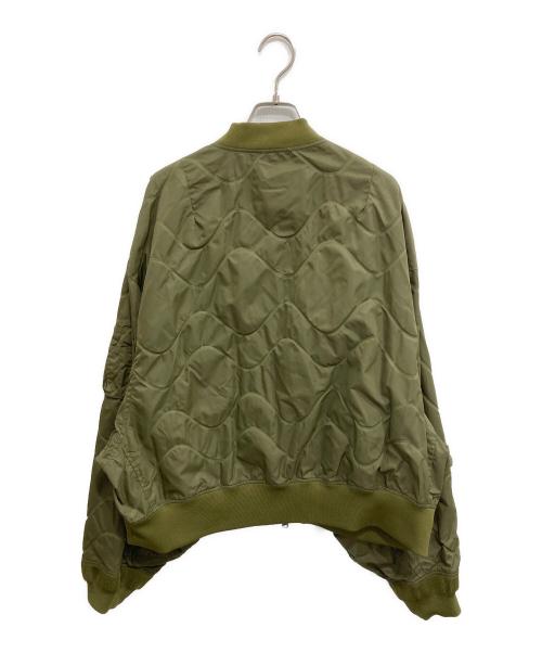 F/CE.（エフシーイー）F/CE. (エフシーイー) Quilt-Like Bomber Jacket オリーブ サイズ:Mの古着・服飾アイテム