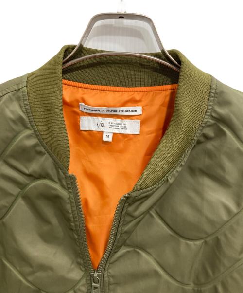 F/CE.（エフシーイー）F/CE. (エフシーイー) Quilt-Like Bomber Jacket オリーブ サイズ:Mの古着・服飾アイテム