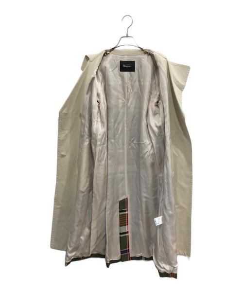 Diagram（ダイアグラム）Diagram (ダイアグラム) 配色チェックトレンチコート ベージュ サイズ:36の古着・服飾アイテム