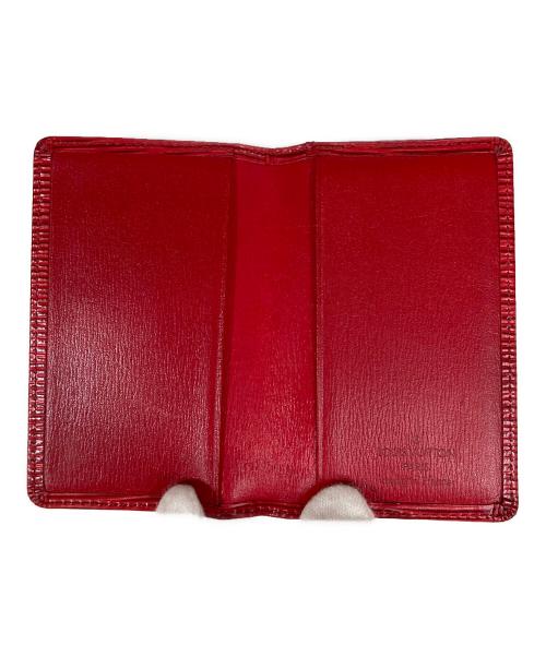 LOUIS VUITTON（ルイ ヴィトン）LOUIS VUITTON (ルイ ヴィトン) カードケース レッドの古着・服飾アイテム