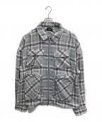 BREATHブレス）の古着「CHECK BDU JACKET」｜グレー