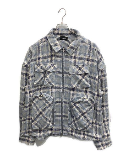BREATH（ブレス）BREATH (ブレス) CHECK BDU JACKET グレー サイズ:XLの古着・服飾アイテム