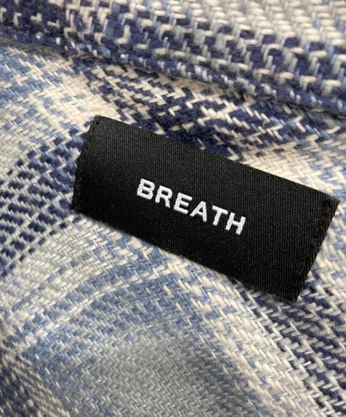 BREATH（ブレス）BREATH (ブレス) CHECK BDU JACKET グレー サイズ:XLの古着・服飾アイテム