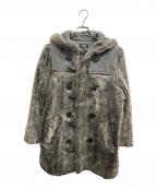 A.P.C.アーペーセー）の古着「フェイクファーダッフルコート」｜グレー