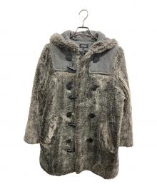 A.P.C.（アーペーセー）の古着「フェイクファーダッフルコート」｜グレー