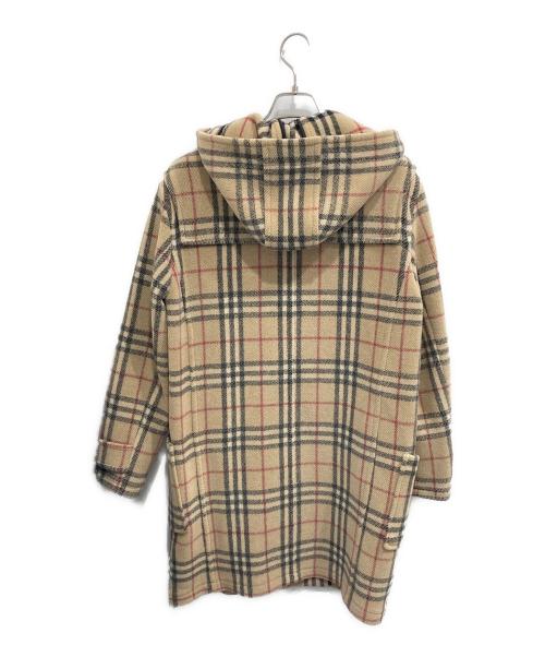 BURBERRY LONDON（バーバリーロンドン）BURBERRY LONDON (バーバリーロンドン) ノヴァチェックダッフルコート ベージュ サイズ:160Aの古着・服飾アイテム
