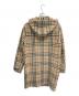 BURBERRY LONDON (バーバリーロンドン) ノヴァチェックダッフルコート ベージュ サイズ:160A：15000円