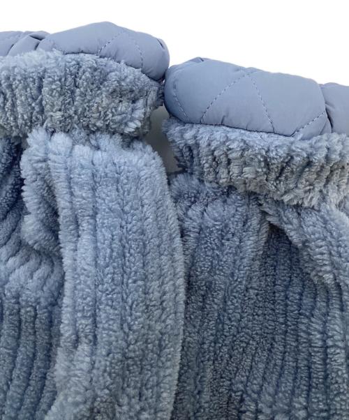 martin kim（マーティンキム）Martin Kim (マーティンキム) OUT POCKET FUZZY PUFFER JUMPER ブルー サイズ:FREEの古着・服飾アイテム