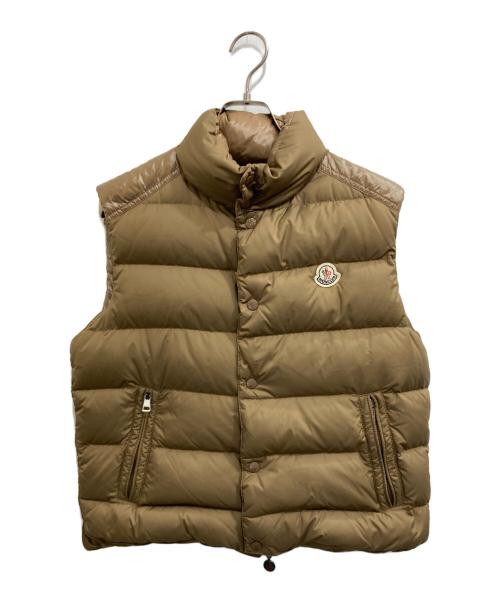 MONCLER（モンクレール）MONCLER (モンクレール) ダウンベスト ブラウン サイズ:2の古着・服飾アイテム