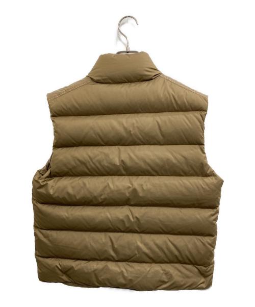 MONCLER（モンクレール）MONCLER (モンクレール) ダウンベスト ブラウン サイズ:2の古着・服飾アイテム