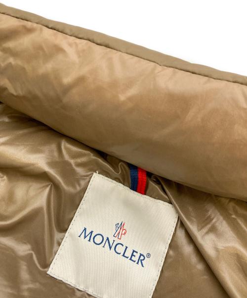 MONCLER（モンクレール）MONCLER (モンクレール) ダウンベスト ブラウン サイズ:2の古着・服飾アイテム