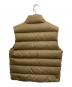 MONCLER (モンクレール) ダウンベスト ブラウン サイズ:2：40000円