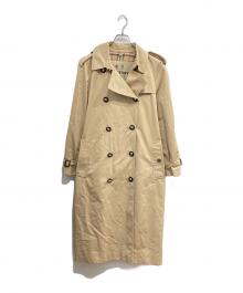 BURBERRY（バーバリー）の古着「ノバチェック裏地トレンチコート」｜ベージュ