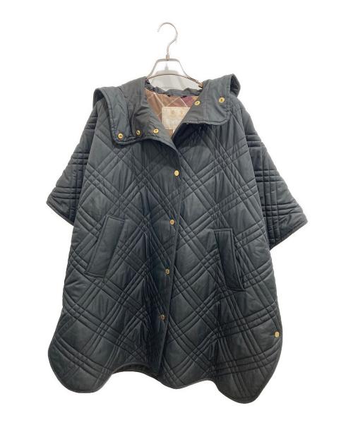 Barbour（バブアー）Barbour (バブアー) Astor Quilted Cape ブラック サイズ:Sの古着・服飾アイテム