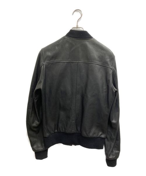 DOLCE & GABBANA（ドルチェ＆ガッバーナ）DOLCE & GABBANA (ドルチェ＆ガッバーナ) ツインジップレザージャケット ブラック サイズ:48の古着・服飾アイテム