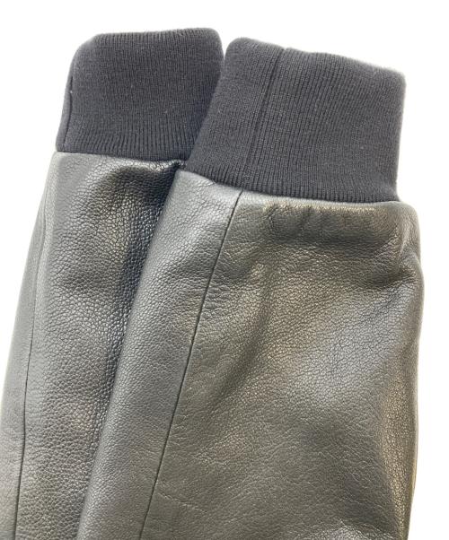 DOLCE & GABBANA（ドルチェ＆ガッバーナ）DOLCE & GABBANA (ドルチェ＆ガッバーナ) ツインジップレザージャケット ブラック サイズ:48の古着・服飾アイテム
